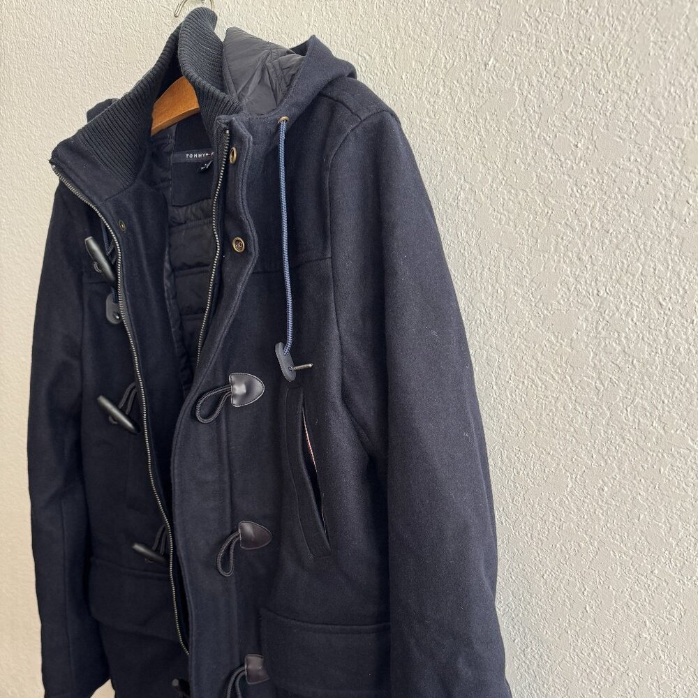 Tommy Hilfiger Navy Men Medium Coat Jacket